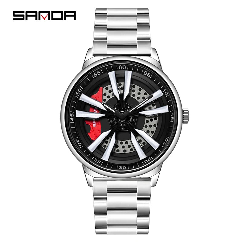 Rotating Car Wheel Watch with Leather Strap for Men - Premium Watches from Dressmycell.com - Just $43! Shop now at Dressmycell.com Rotating Car Wheel Watch with Leather Strap for Men - Premium Watches from Dressmycell.com - Just $43! Shop now at Dressmycell.com